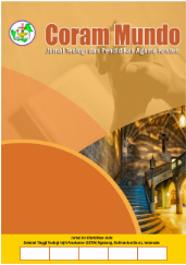 					View Vol. 6 No. 1 (2024): April : Coram Mundo : Jurnal Teologi dan Pendidikan Agama Kristen 
				